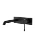 Linie Wall Basin Mixer Trim Kit With 220mm Spout Matt Black