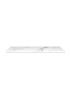 1204x503x15mm White Marble Ceramic Stone Top Matte Finish Rounded Corner Bench Top