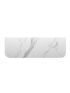 1508x503x15mm White Marble Ceramic Stone Top Matte Finish Rounded Corner Bench Top