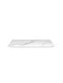 758x503x15mm White Marble Ceramic Stone Top Matte Finish Rounded Corner Bench Top