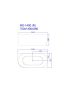 Nova 1400mm Corner Bathtub Right Corner Bathtub Gloss White Acrylic Bathtub