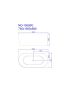 Nova 1500mm Corner Bathtub Right Corner Bathtub Gloss White Acrylic Bathtub