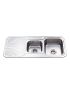 Cora 1 & 3/4 Bowl & Single Drainer Kitchen Sink 1080 x 480mm Right Hand Bowl