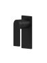 Ruki Wall Mixer Matt Black