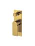 Ruki Wall Mixer with Diverter Brushed Gold