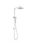 New Eden Square Multi-function Shower Set Chrome, 250mm Plastic Shower Head