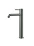 Otus Slimline SS Highrise Basin Mixer Curved Spout Gun Metal 