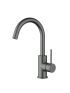 Otus Slimline SS Gooseneck Basin Mixer Gun Metal