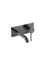 Otus Slimline SS Wall Basin Mixer Trim Kits Gun Metal 