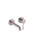 Otus Slimline SS Wall Basin Mixer Separate Back Plate Trim Kits Stainless Steel