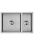 New Cora Double Bowl Above / Undermount Kitchen Sink 670 x 440mm