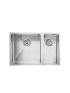 Eden Double Bowl Kitchen Sink Above / Undermount Sink 670 x 440mm