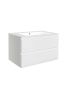 900mm Wall Hung Bathroom Vanity Matte White Finish PVC Vacuum Filmed Cabinet Only