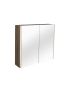 750mm Pencil Edge Shaving CabinetWhite Oak Wood Grain Texture 2 PAC Coating MDF Board