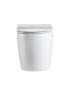 Bathroom Toilet Suites Back to Wall Floor Pan Rimless Dual Flush System Matte White